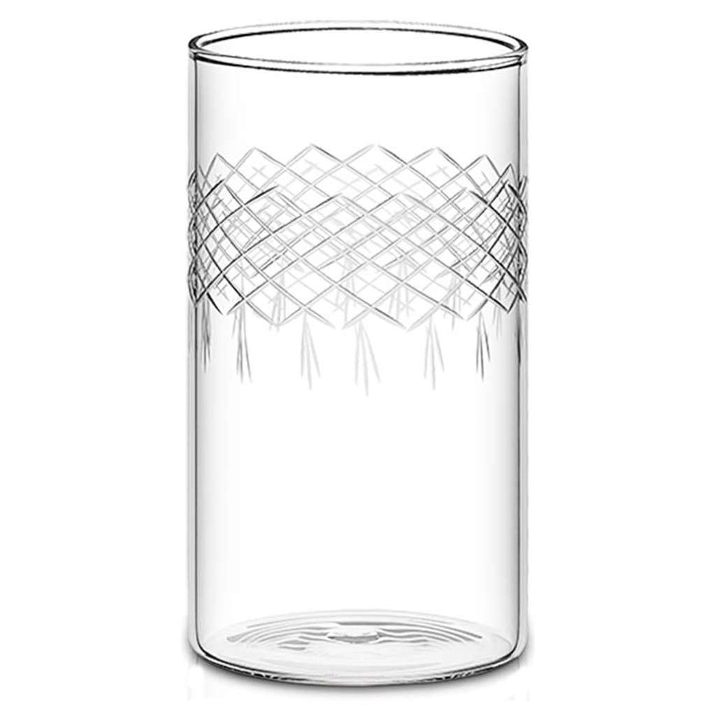 Borosil Bracelet Glass Tumbler Large Set Of 6 Pcs 350 ml
