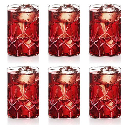 Borosil Meadow Glass Tumbler Medium Set Of 6 Pcs 295 ml BVS6MEA295T 