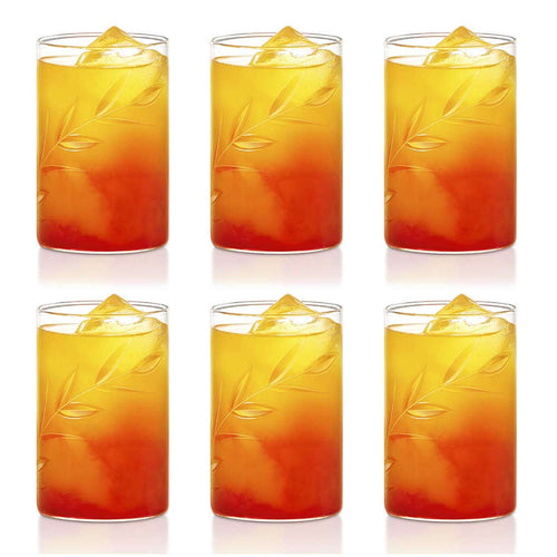 Borosil Creeper Glass Tumbler Medium Set Of 6 Pcs 295 ml BVS6CRE295T 