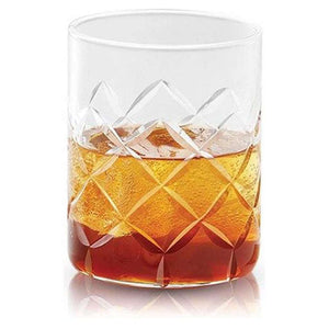 Borosil Crown Whiskey Glass Tumbler Set Of 6 Pcs 350 ml BV430120T61 