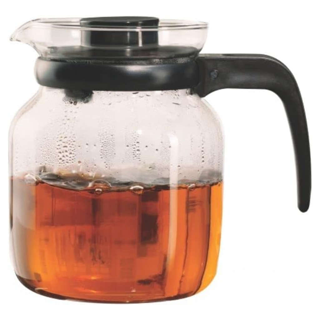 Borosil Carafe Flame Proof Glass Kettle With Strainer 1.2 Litre IIH11KF12212