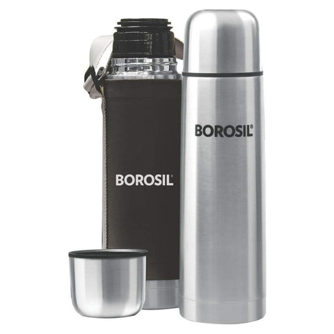 Buy Borosil Thermo Stainless Steel Flask 500 ml Black FGFTL500BLA