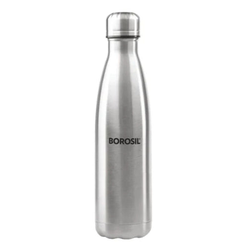 Borosil Bolt Double Wall Stainless Steel Water Bottle 500 ml ISFGBO0500S 