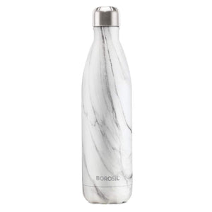 Borosil Bolt Marble Stainless Steel Water Bottle 500 ml BT0500MR207 