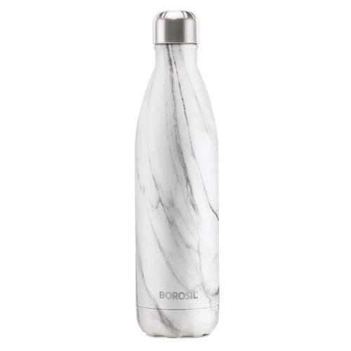 Borosil Bolt Marble Stainless Steel Water Bottle 750 ml BT0750MR208 