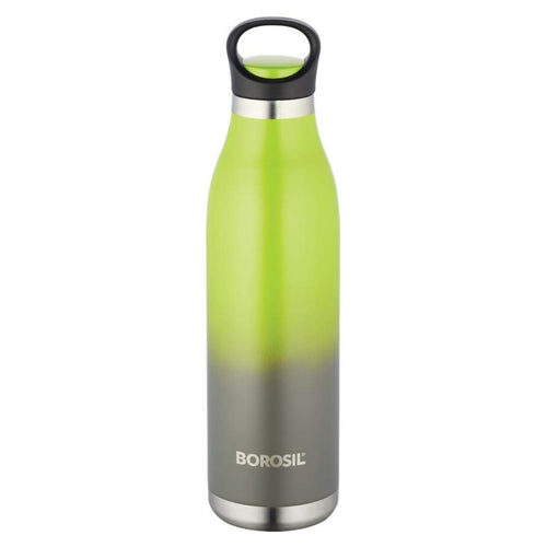 Borosil Stainless Steel Vacuum Insulated Water Bottle 700 ml ColourCrush Green BT0700GRN401 