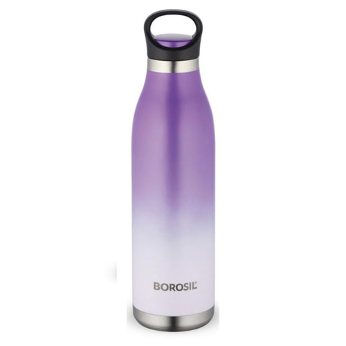 Borosil Stainless Steel Vacuum Insulated Water Bottle 700 ml ColourCrush Voilet BT0700VLT403 