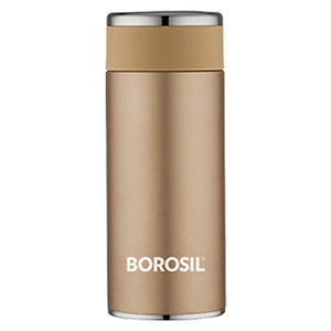 Borosil Travelsmart Vacuum Insulated Stainless Steel Water Bottle 260 ml Rose Gold BT260RG119 