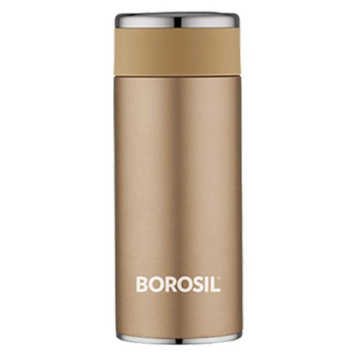 Borosil Travelsmart Vacuum Insulated Stainless Steel Water Bottle 360 ml Rose Gold BT360RG120 
