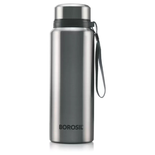 Borosil Natural Stainless Steel Flask Water Bottle 750 ml BT750SSB108 