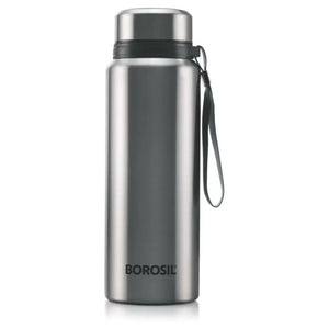Borosil Natural Stainless Steel Flask Water Bottle 750 ml BT750SSB108 