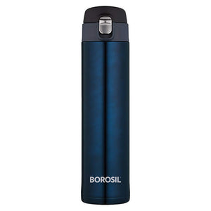 Borosil Nova Insulated Stainless Steel Flask Water Bottle 500 ml Blue BT500BE111 