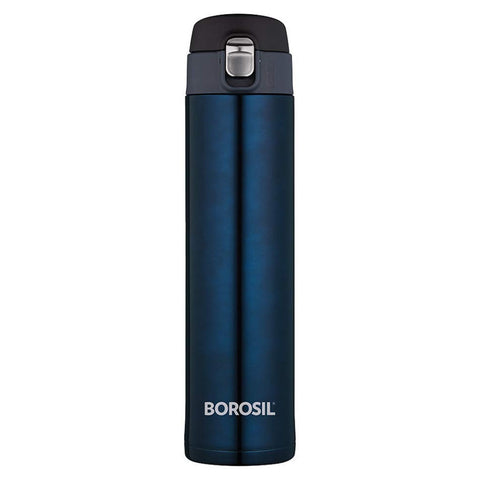 Borosil Nova Insulated Stainless Steel Flask Water Bottle 500 ml Blue BT500BE111 