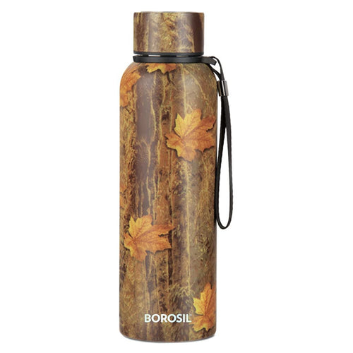 Borosil Trek Stainless Steel Water Bottle 700 ml Maple BT700MPL116 