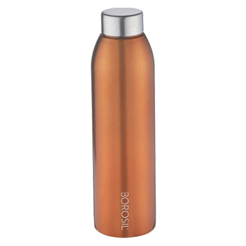 Borosil EasySip Stainless Steel Water Bottle 750 ml Bronze BSW750SS13 