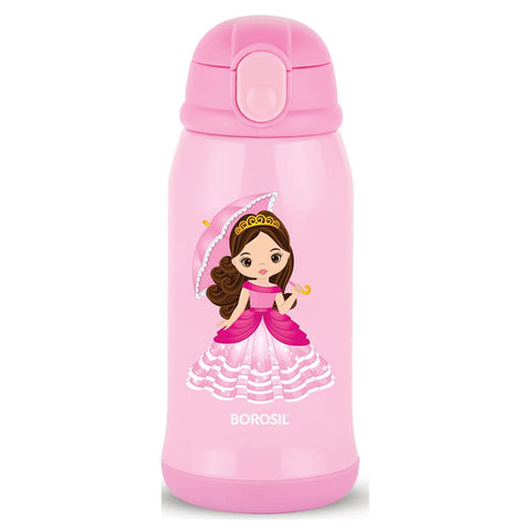 Borosil Princess Kids Sipper Water Bottle 500 ml KBT500PNK15 