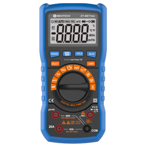 Mextech 4 1⁄2 Digits True RMS Multimeter DT450TRMS 