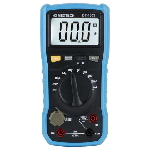 Mextech 31⁄2 Digits Digital Capacitance Meter DT1503 