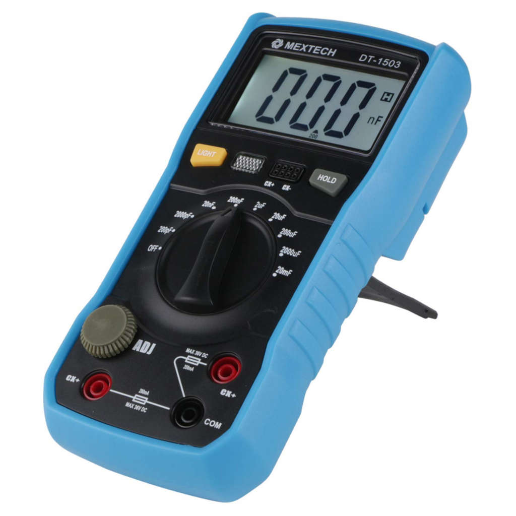 Mextech 31⁄2 Digits Digital Capacitance Meter DT1503