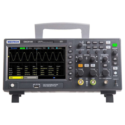 Mextech Digital Storage Oscilloscope 30 MHZ DSO5100 