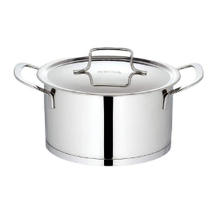 Borosil Cookfresh Stainless Steel Casserole With Lid 1.6 Litre CFCL16SS14 