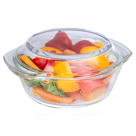 Borosil Round Casserole With Glass Lid 700 ml ICS22CA0107 
