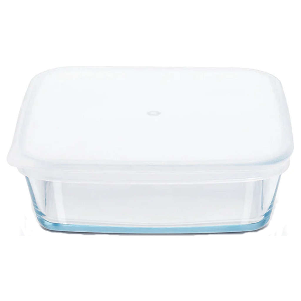 Borosil Square Baking Dish With Plastic Lid 500 ml IH22DH14150