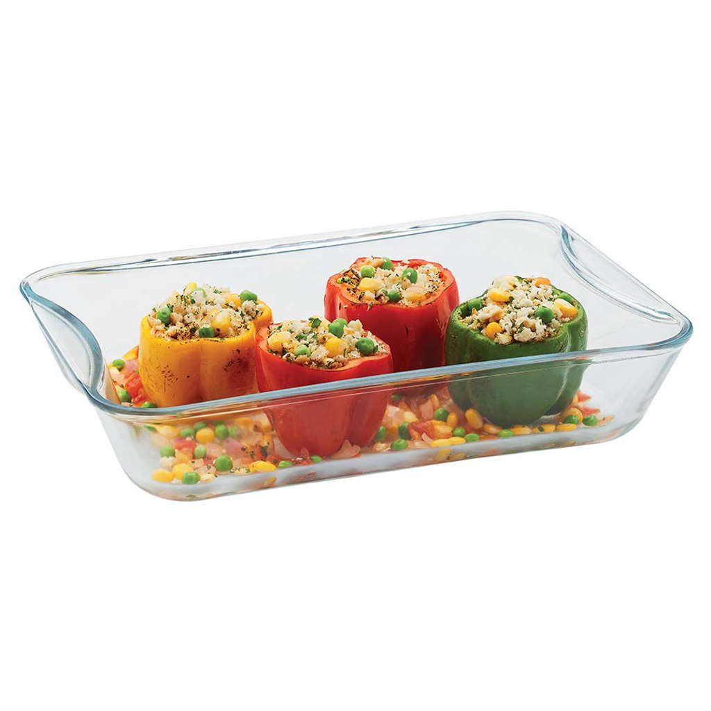 Borosil EasyGrip Rectangular Baking Dish 2.5 Litre IH22RCR7225 