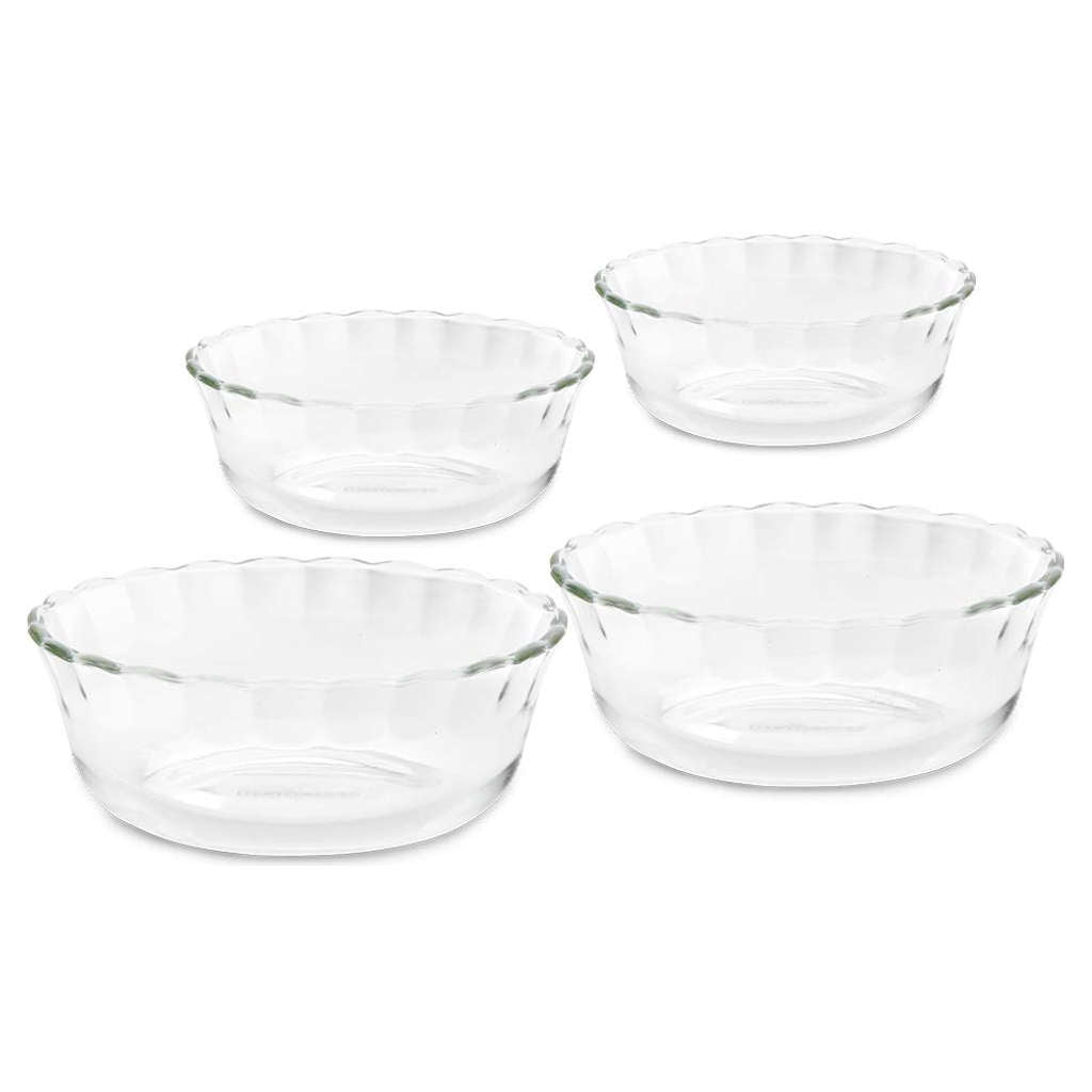 Borosil Designer Glass Bowl Set Of 4 430 ml IY22CUP4304
