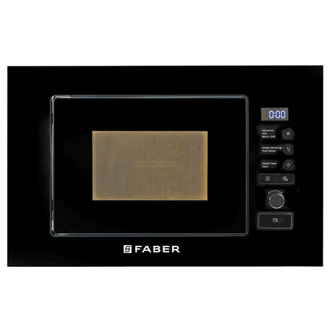 Faber Build In Microwave Oven 20 Litre Black FBI MWO 20L SG BK 