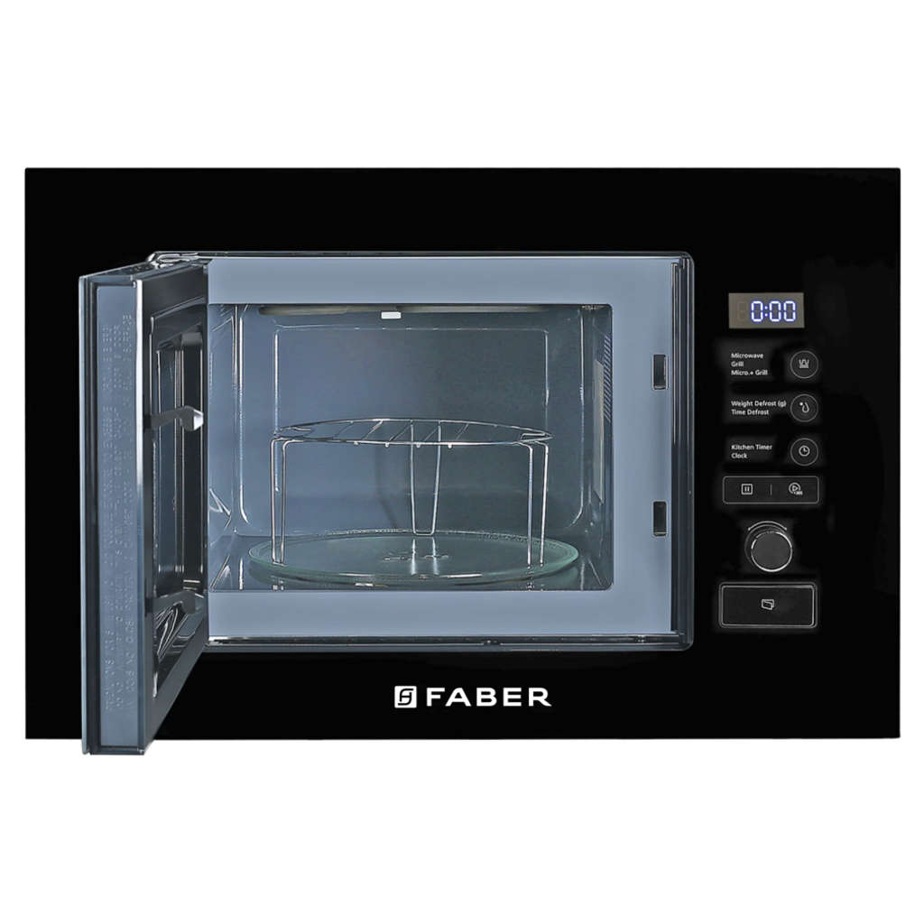 Faber Built In Microwave Oven 20 Litre Black FBI MWO 20L SG BK