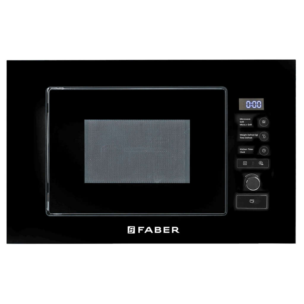 Faber Built In Microwave Oven 20 Litre Black FBI MWO 20L SG BK