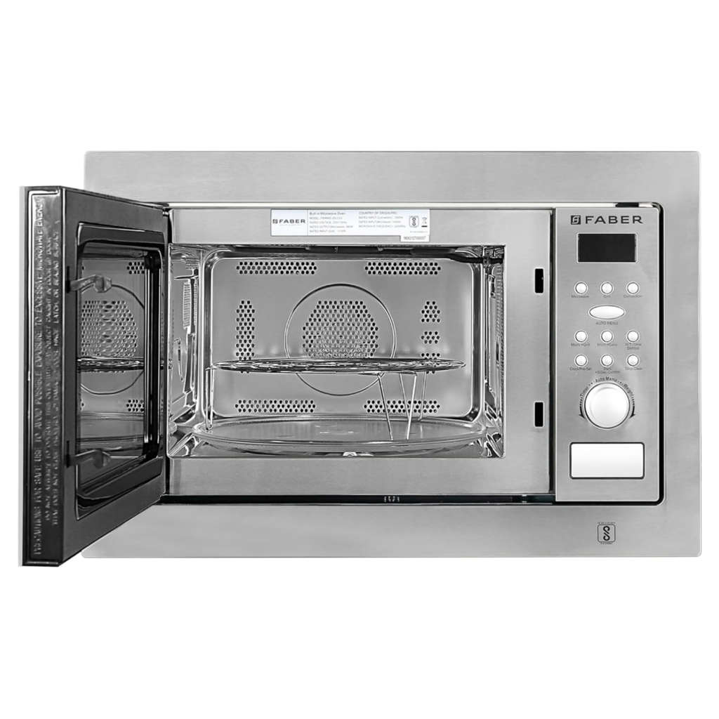 Faber Convection Built In Microwave Oven Stainless Steel 25 Litre FBIMWO 25L CGS