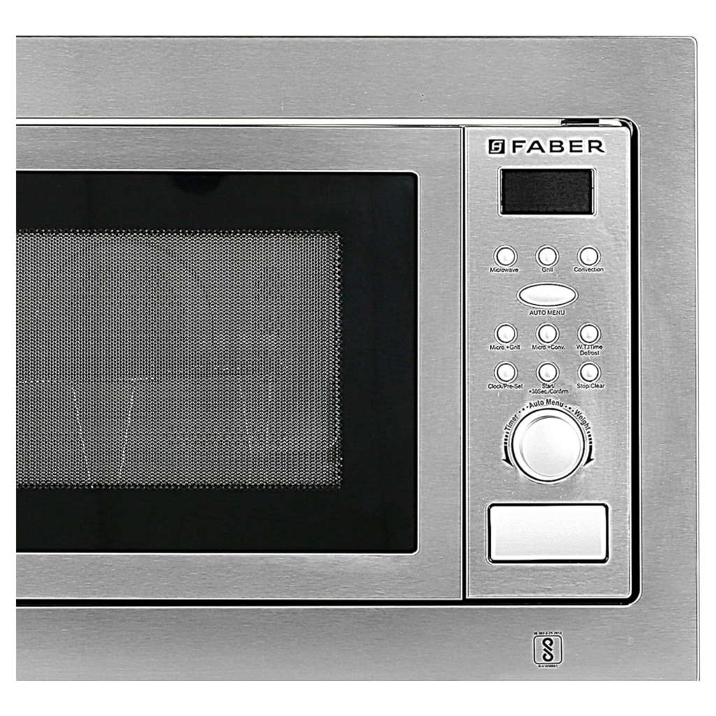 Faber Convection Built In Microwave Oven Stainless Steel 25 Litre FBIMWO 25L CGS