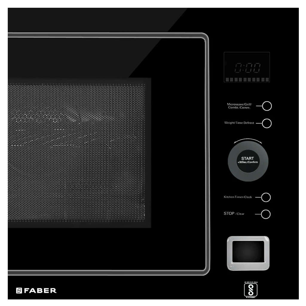 Faber Convection Built In Microwave Oven 25 Litre Black FBIMWO 25L CGS BK