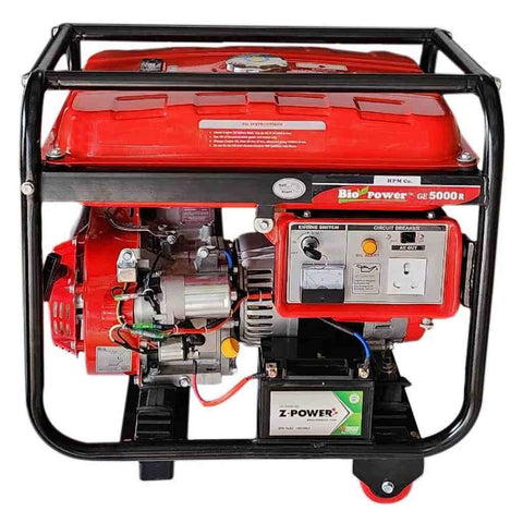 Himalayan Single Phase Petrol & LPG Portable Generator GE 5000 R 