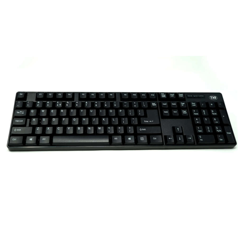 TVS Champ Wired Keyboard Black