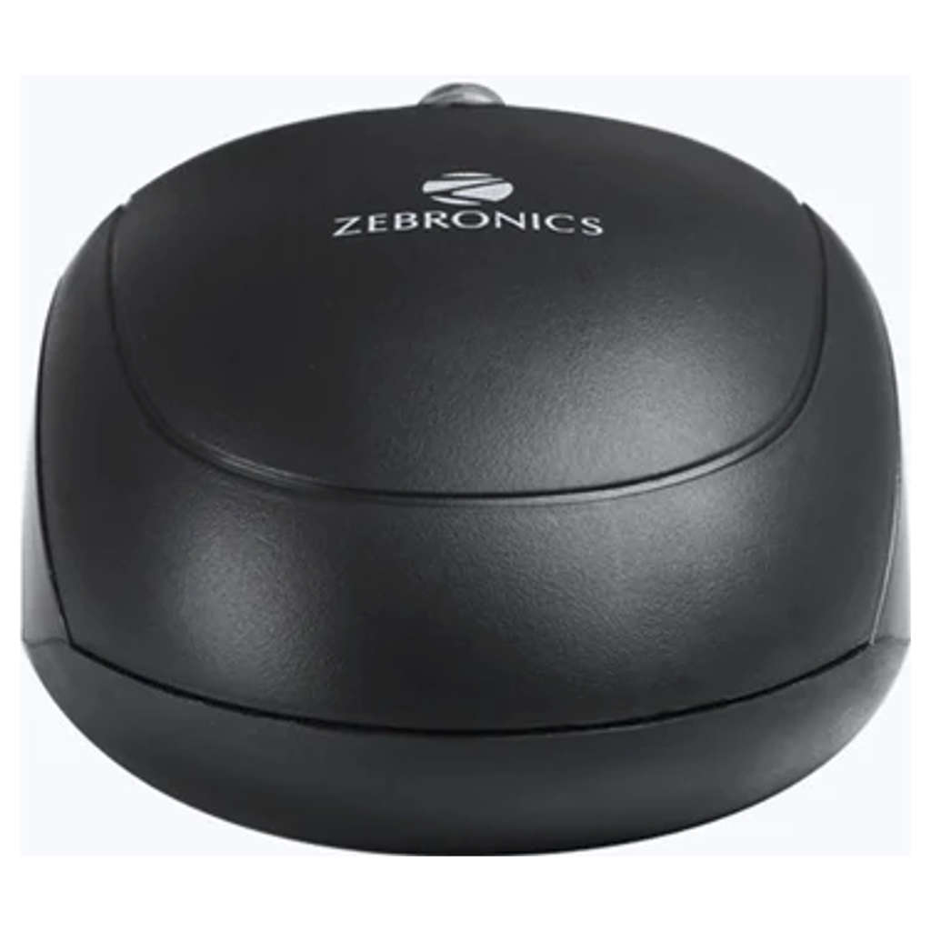 Zebronics Zeb-Rise Wired USB Optical Mouse With 3 Buttons Black