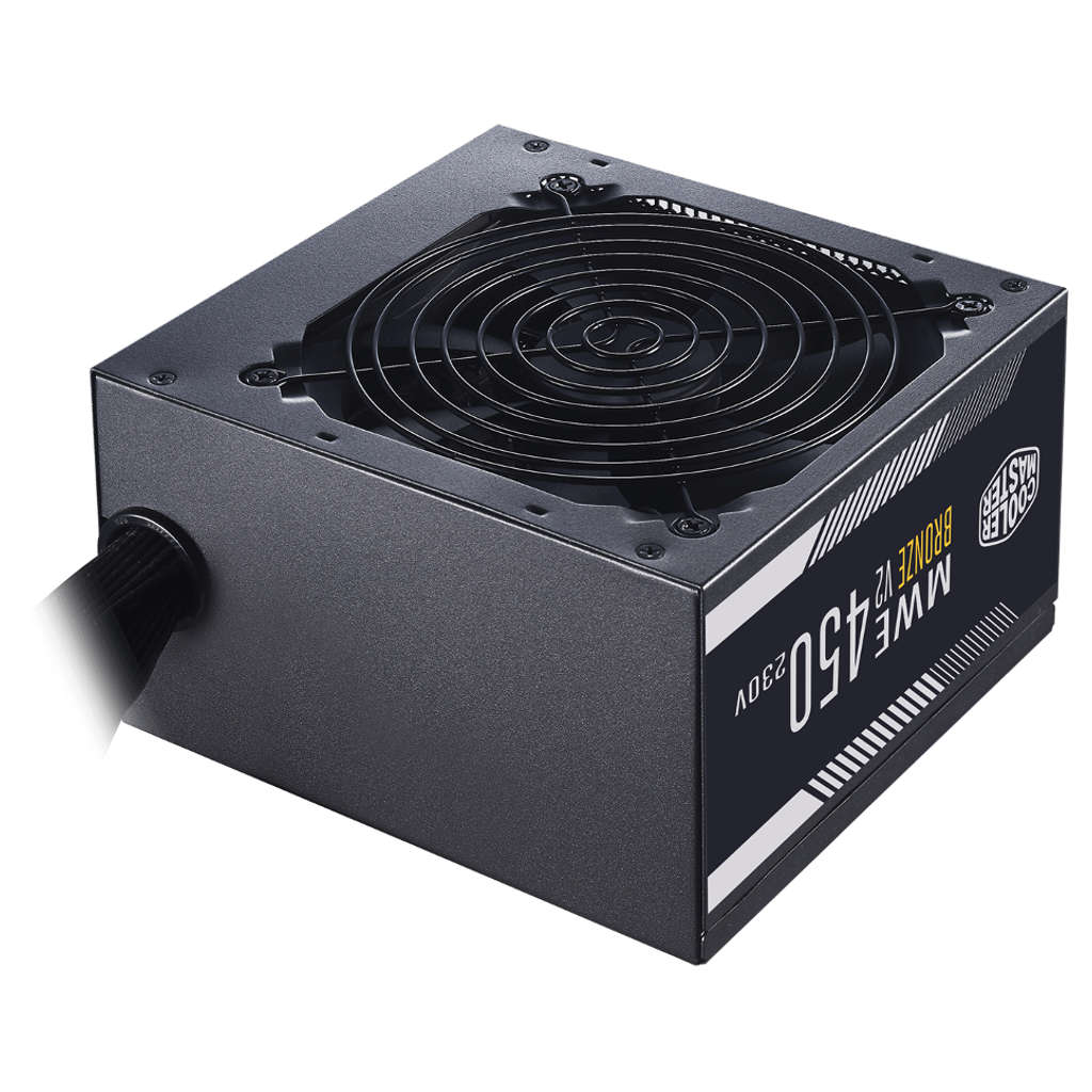 Cooler Master Bronze V2 MWE 450 Power Supply HDB Fan 120mm MPE-4501-ACABW-BIN