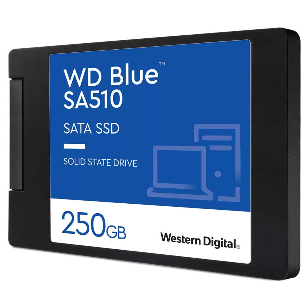 WD Blue SA510 SATA Internal Solid State Drive 250GB 2.5”/7mm Up to 555MB/s WDS250G3B0A