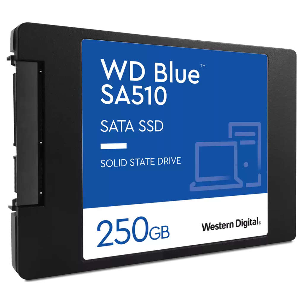 WD Blue SA510 SATA Internal Solid State Drive 250GB 2.5”/7mm Up to 555MB/s WDS250G3B0A