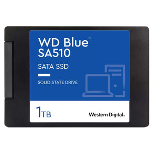 WD Blue SA510 SATA Internal Solid State Drive 1TB 2.5”/7mm Up to 560MB/s WDS100T3B0A 