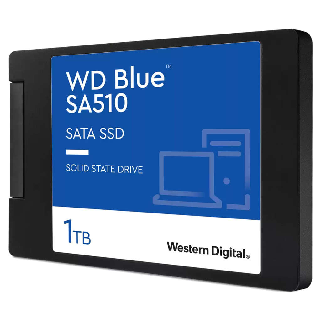 WD Blue SA510 SATA Internal Solid State Drive 1TB 2.5”/7mm Up to 560MB/s WDS100T3B0A