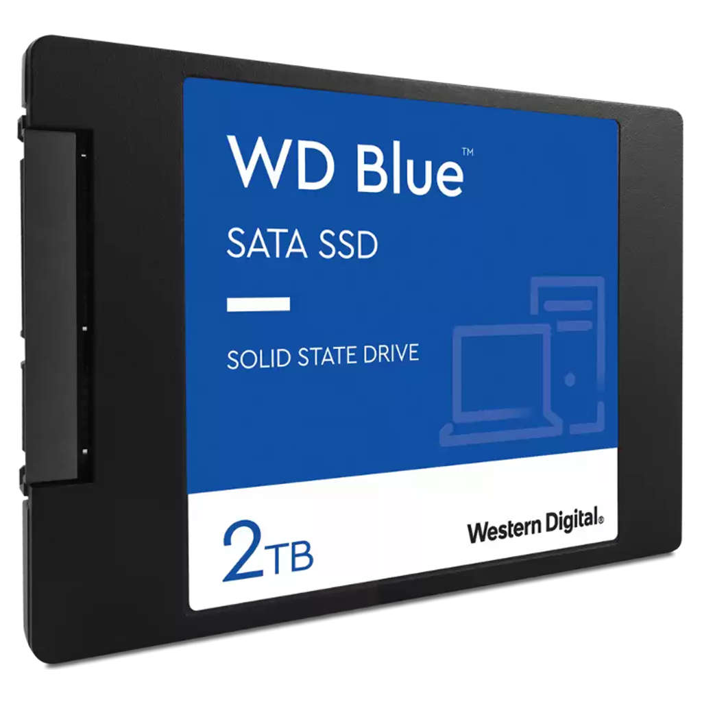 WD Blue SA510 SATA Internal Solid State Drive 2TB 2.5”/7mm Up to 560MB/s WDS200T2B0A