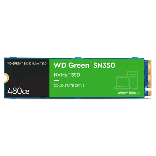 WD Green SN350 NVMe Internal Solid State Drive 480GB WDS480G2G0C 