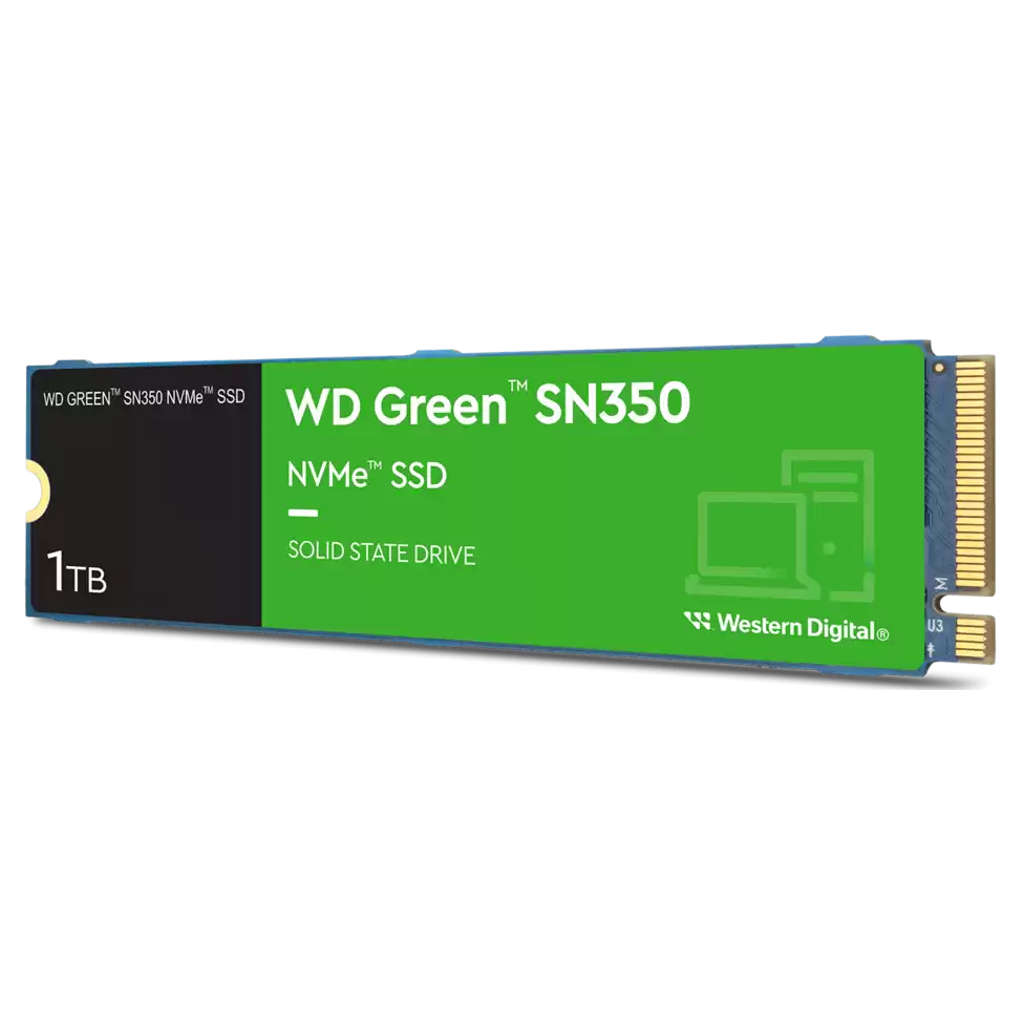 WD Green SN350 NVMe Internal Solid State Drive 1TB WDS100T3G0C