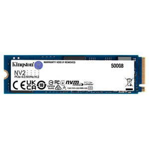 Kingston NV2 PCIe 4.0 Internal Solid State Drive 500GB SNV2S/500G 