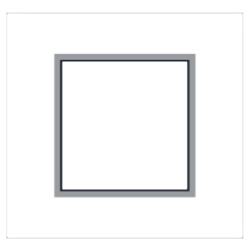 Veto Vyoma Silver Foil Modular Cover Plates 1M - 18M