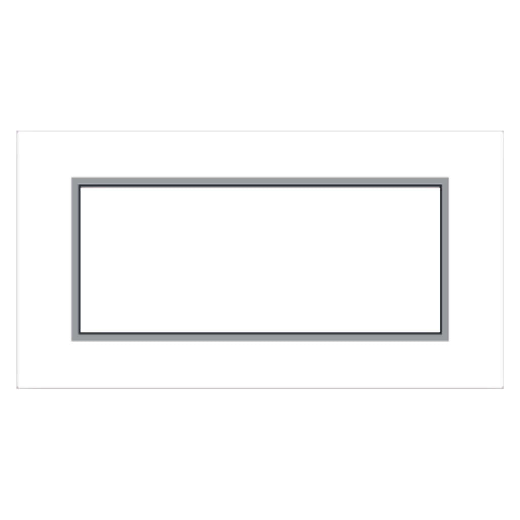 Veto Vyoma Silver Foil Modular Cover Plates 1M - 18M