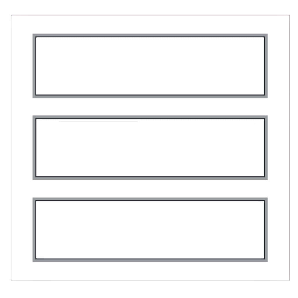 Veto Vyoma Silver Foil Modular Cover Plates 1M - 18M